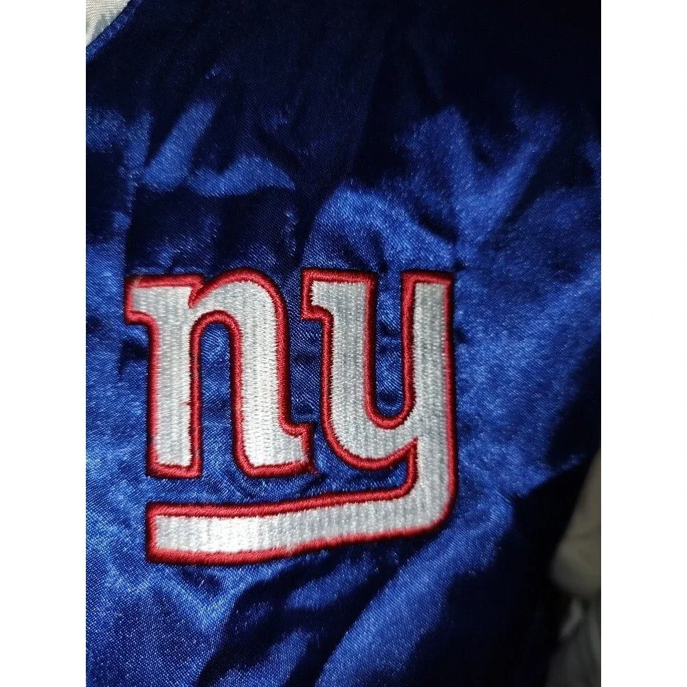 Vintage lot of 3 : Reebok NY Giants Jacket Sz M & WWF Cheetah & NY Sport Gloves